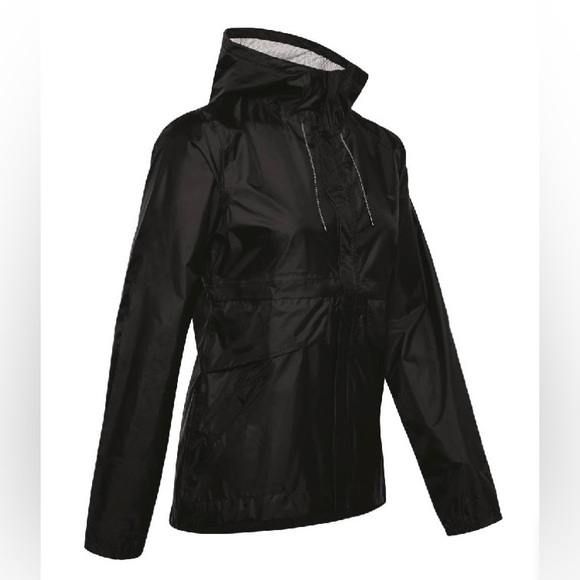 EUC UNDER ARMOUR STORM PROOF HOODED WINDBREAKER JACKET SIZE XL IN BLACK - Picture 2 of 8